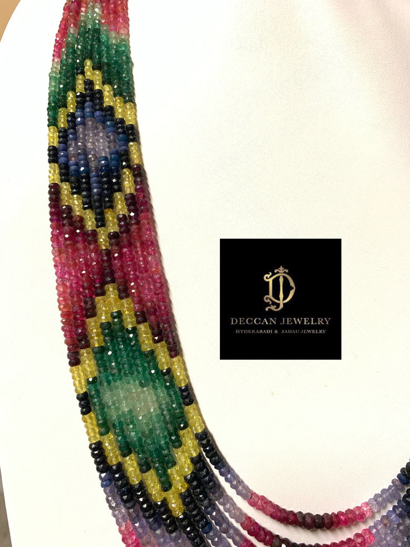 Rainbow beads 9 lines  (READY TO SHIP)