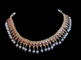NS134 Barfi necklace set ( READY TO SHIP )
