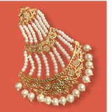 DJHR19  Insia Hyderabadi jhoomar in pearls ( READY TO SHIP  )