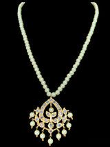 PS63 Diana pearl  pendant set with Chandbali( SHIPS IN 4 WEEKS )