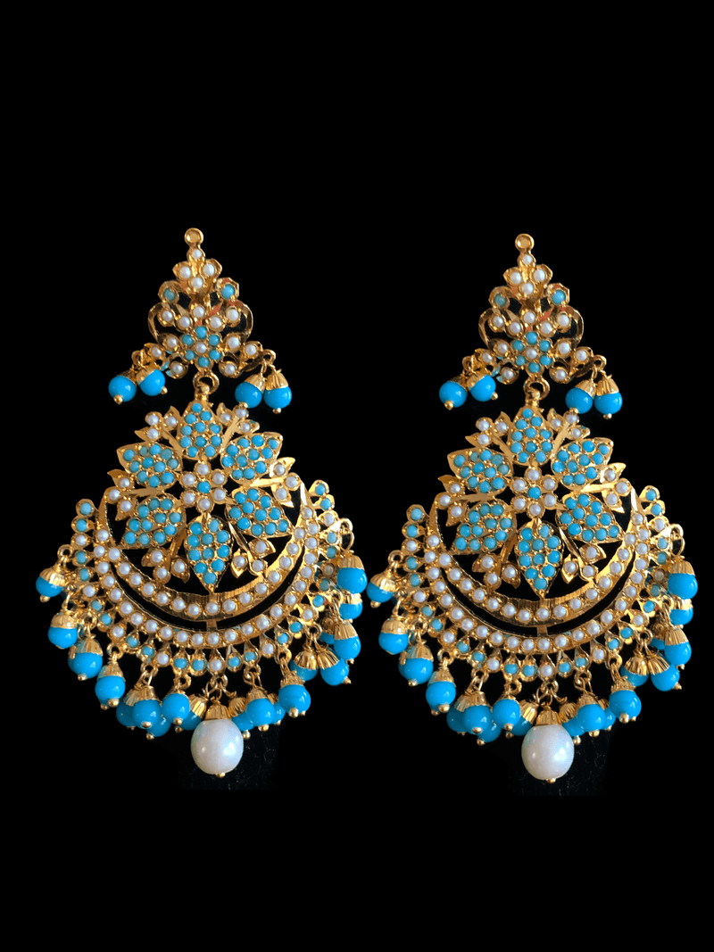 PS414 Mohini pendant set ( turquoise   )READY TO SHIP