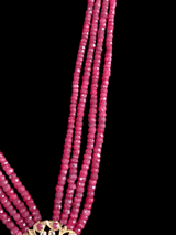 LN67 Himani necklace in real rubies ( READY TO SHIP )