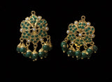 Maira  pendant set in green  ( SHIPS IN 3 WEEKS )