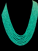 NS288 Emerald beads necklace ( READY TO SHIP )