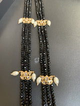 Raina  black   beads  necklace ( READY TO SHIP  )