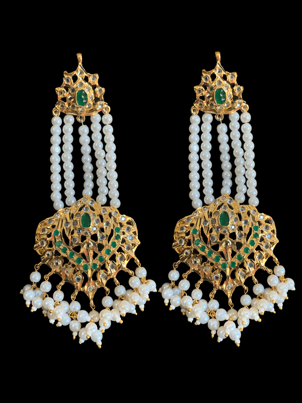 DER96 Aymara jhoomar earrings ( SHIPS IN 4 WEEKS )