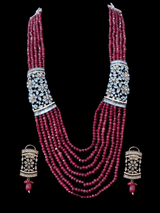SEHBA necklace - ruby  ( READY TO SHIP )