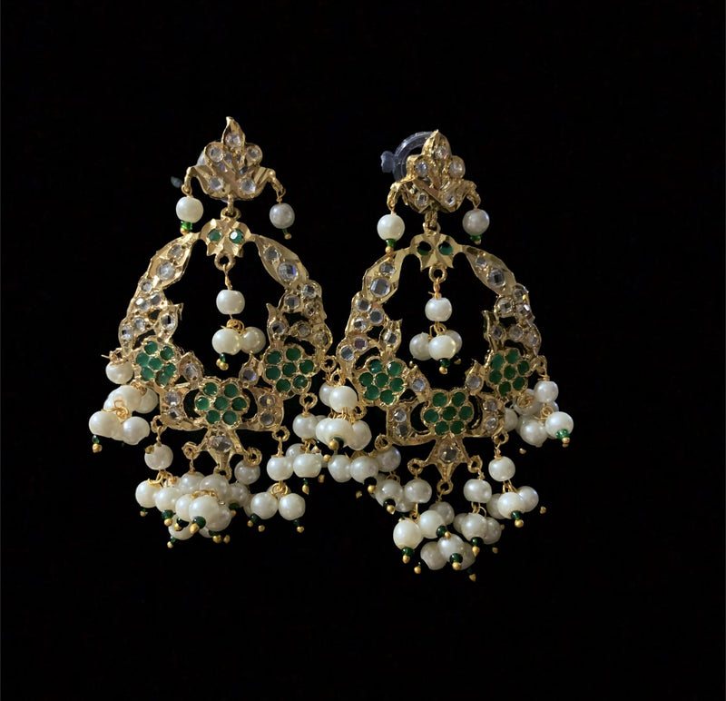 PS403 Madhuri pendant set in (green )(READY  TO SHIP )