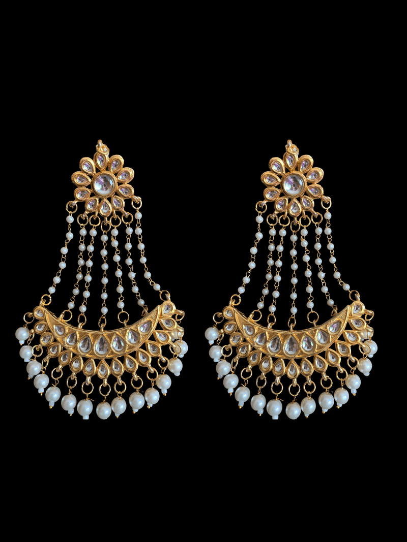 Kundan jhoomar earrings (SHIPS IN 3 WEEKS  )