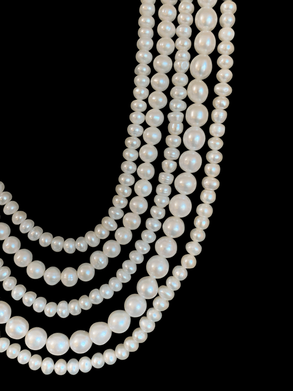 NS232 Afra freshwater pearl necklace ( SHIPS IN 4 WEEKS )