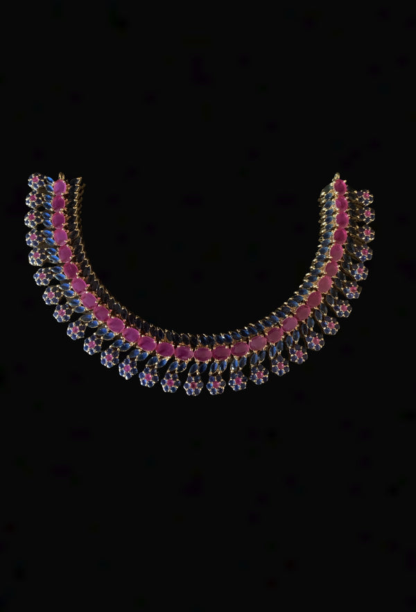 NS216 Ilma set in Ruby sapphires   (READY TO SHIP)