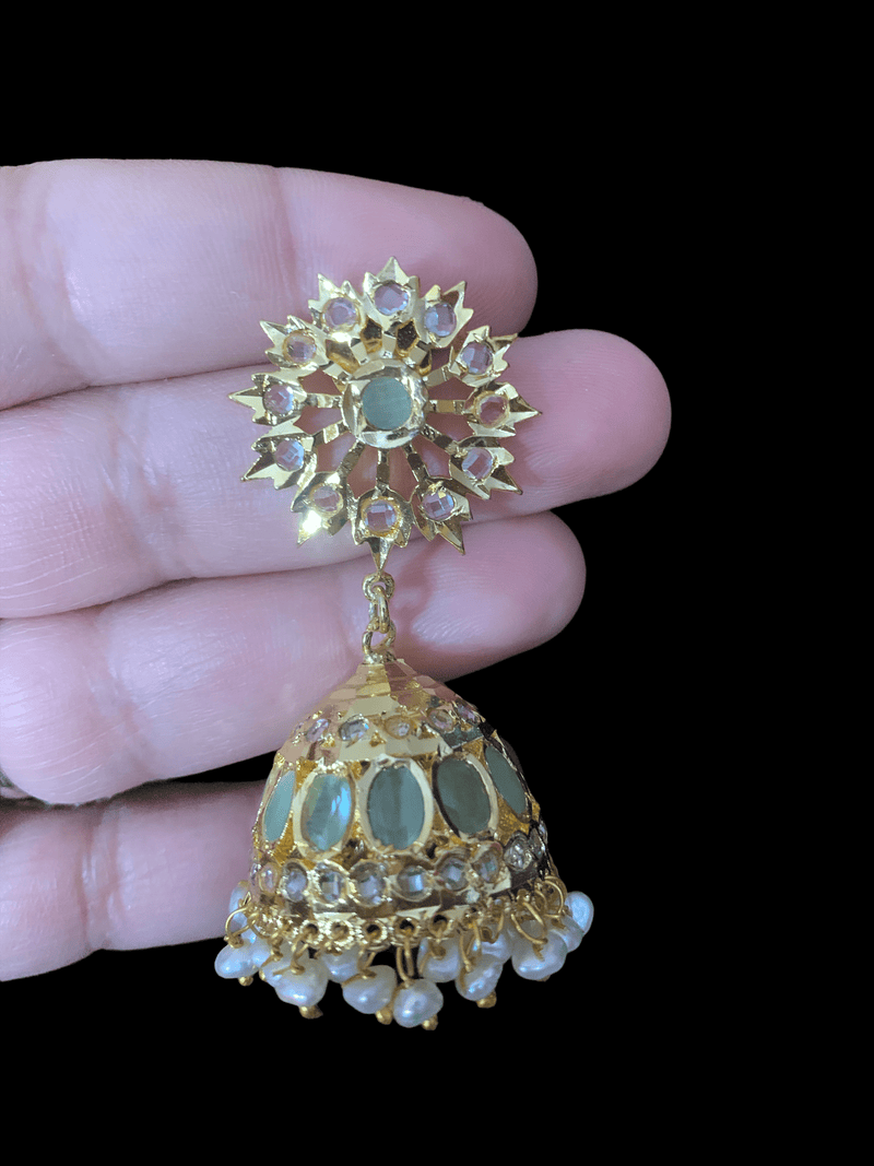 Hyderabadi discount pearl jhumka