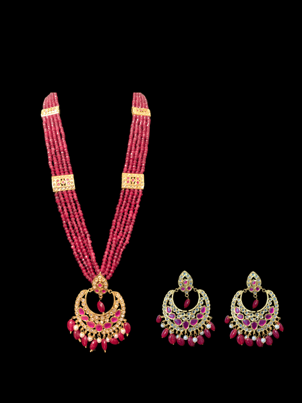 LN150 Noor Rani haar ( Ruby ) ( READY TO SHIP)