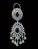 Manahil earrings -  blue DER6( READY TO SHIP )