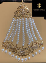 Abira jhoomar in pearls ( READY TO SHIP)