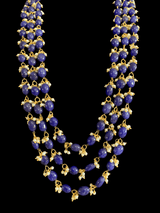 NS307  Piyali beaded necklace - blue   ( READY TO SHIP )