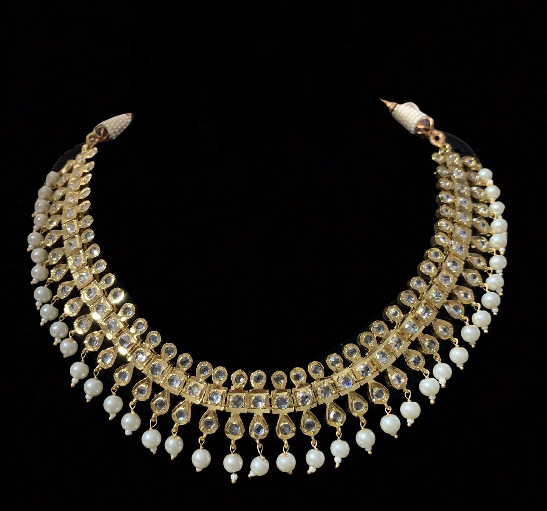 Mumtaz Barfi set pearls (SHIPS IN 4 WEEKS ) – Deccan Jewelry