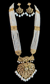 LN172 Namrata long Rani haar in fresh water pearls ( READY TO SHIP )