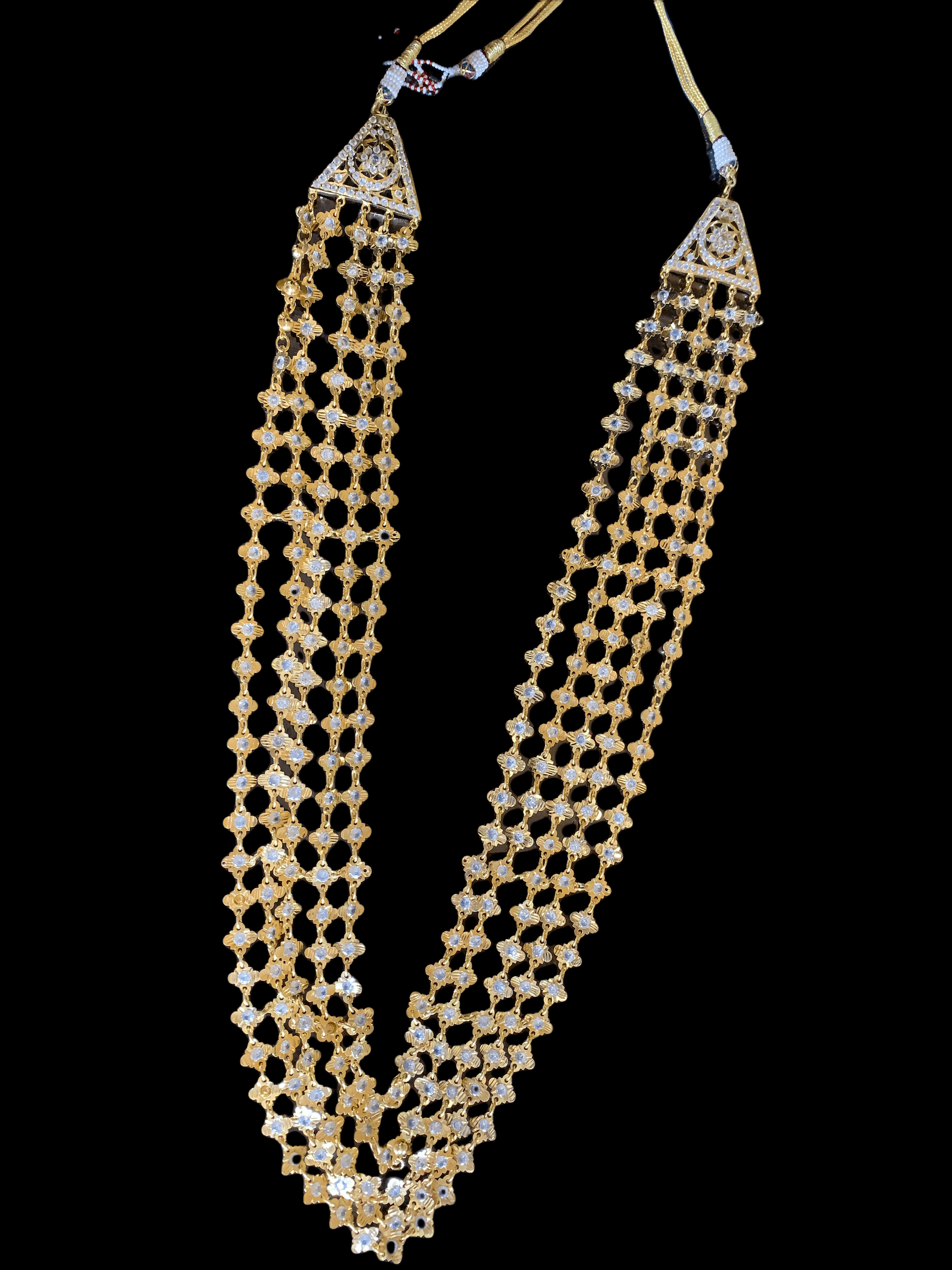 Chandan haar in gold Clearance