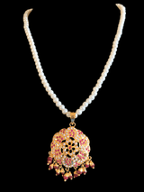 PS479 Naima pendant set in rubies  ( READY TO SHIP)