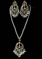 Madhuri turquoise  pendant set ( SHIPS IN 4 WEEKS )
