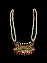 Tirmani in fresh water pearls and rubies  ( READY TO SHIP )