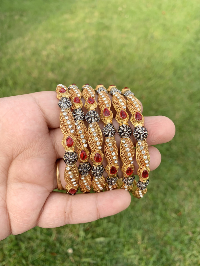 B101 Gold plated bangles  ( READY TO SHIP )