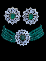 cz choker in green   ( READY TO SHIP )