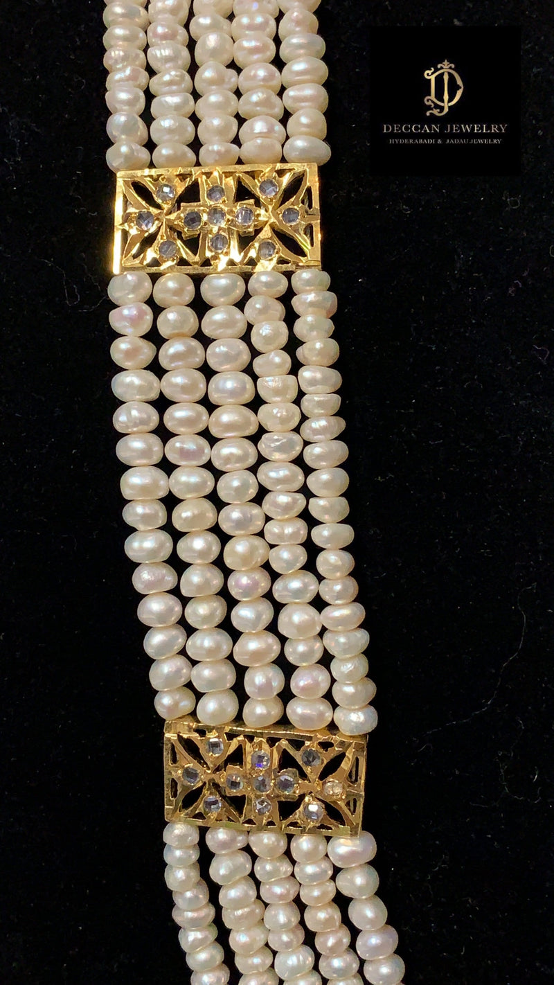 Naira fresh water pearl rani haar ( READY TO SHIP )