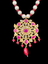 PS435 Ammara pendant  set in rubies ( READY TO SHIP )