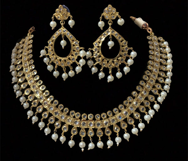 Mumtaz Barfi set pearls   (SHIPS IN 4 WEEKS )
