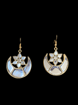 DER156  Niswa farshi kundan earrings  (READY TO SHIP )