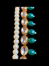 Yukta necklace in green beads  ( SHIPS IN 4 WEEKS )