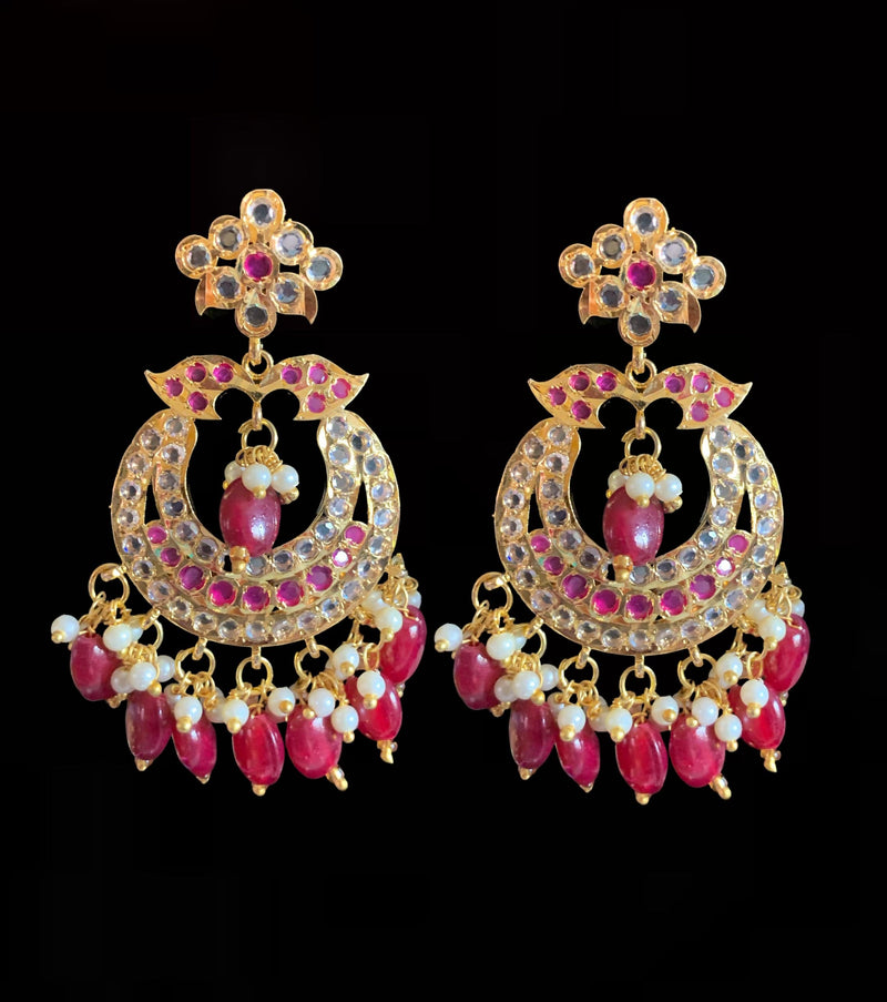 Sonam Real Pearl Chandbali – Sadia Hyderabadi Jewellery