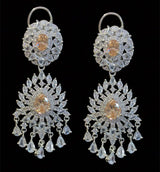 Manahil earrings -  golden  DER8( READY TO SHIP )