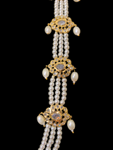 LN161 multipendant pearl mala with earrings ( SHIPS IN 2 WEEKS )