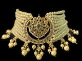 C171  Noor choker set in golden pearls ( SHIPS IN 4 WEEKS )