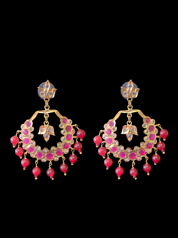 DER375 Minha Chandbali - Ruby  ( SHIPS IN 2 WEEKS )