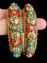 B48 Navratan  rajwadi style bangles (READY TO SHIP   )