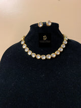 NS78 Bhavika kundan necklace ( SHIPS IN 3 WEEKS )