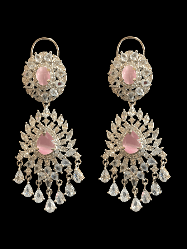 Manahil earrings -  pink  DER9( SHIPS IN 4 WEEKS )