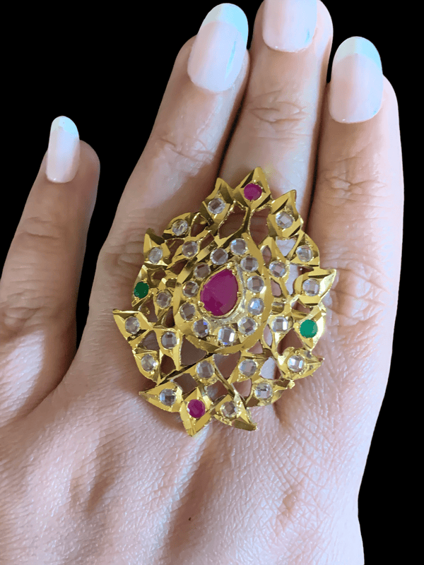 R41 Naaz Hyderabadi statement  ring ( READY TO SHIP)