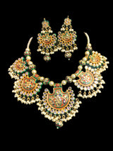 NS361 Pankhi kundan necklace ( READY TO SHIP )