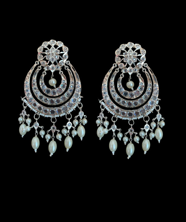 Small Chand Bali Diamond Drop Earrings – Karagiri Global