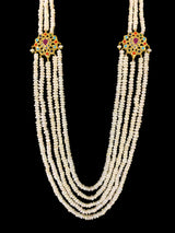 LN202 Deepa navratan fresh water pearl haar ( SHIPS IN 4 WEEKS  )