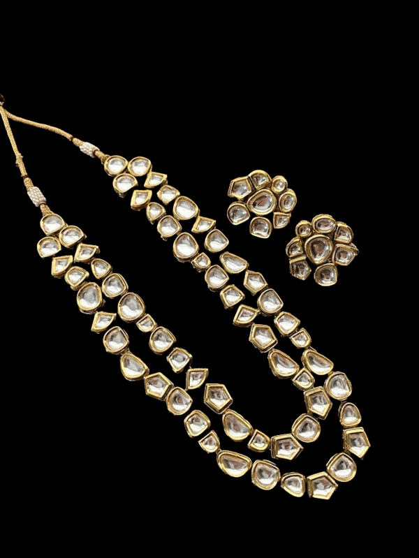 Nikita two layered kundan necklace (ships in 4 weeks  )