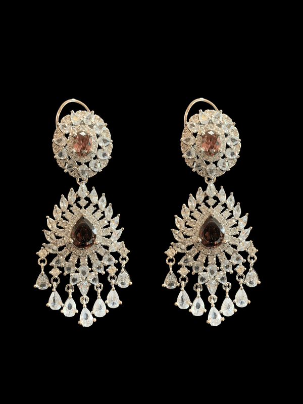 Manahil cz earrings   DER12 ( READY TO SHIP )