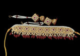 C24 Sabuhi Ruby  hyderabadi choker ( READY TO SHIP  )