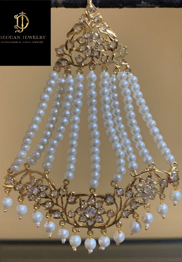 Abira jhoomar in pearls ( READY TO SHIP)