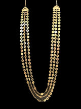 Chandan haar necklace  in silver with gold plating ( READY TO SHIP )